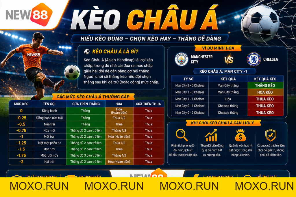 Kèo Châu Á Là Gì? Hướng Dẫn Cách Đọc Kèo Chi Tiết