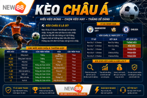 Thể Thao New88 – Cập Nhật Kèo Và Kiến Thức Cá Cược